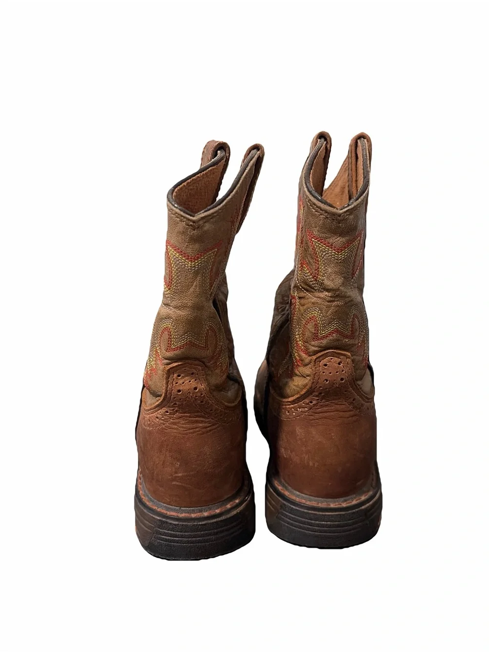 ARIAT BOYS' WORKHOG WESTERN BOOTS ROUND TOE